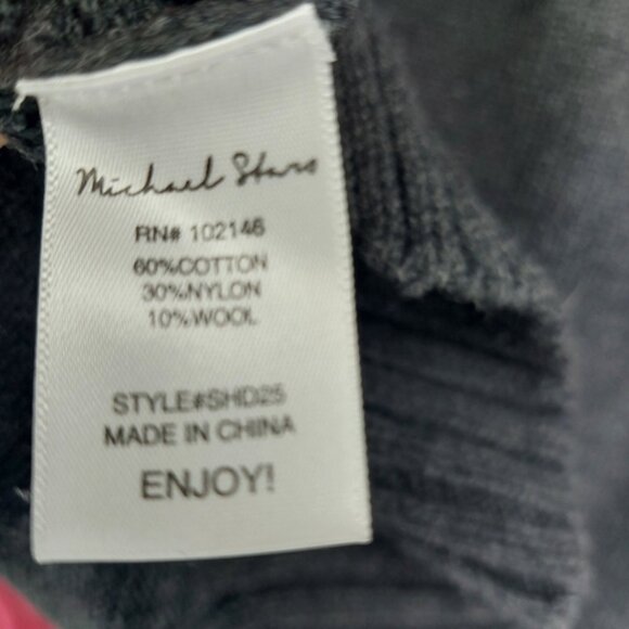 Michael Stars Daria Turtleneck Sweater in Ballet Combo Wool Cotton Blens Size M - Picture 5 of 7